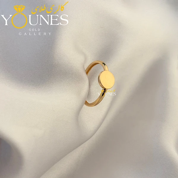 انگشتر دایره مینیمال طلا